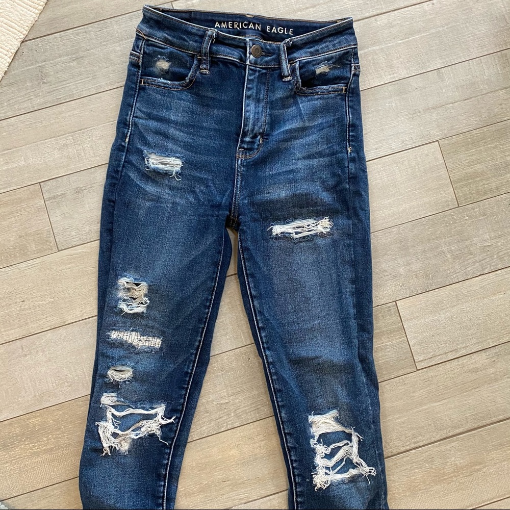 High rise jeans